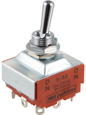 NKK - S32 - Toggle switch on-on 3P, S32, NKK