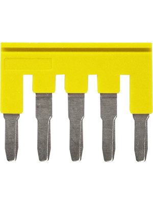 Omron Industrial Automation - XW5S-P4.0-5YL - Short bar N/A 35.4 x 3.0 x 23 mm yellow XW5S, XW5S-P4.0-5YL, Omron Industrial Automation