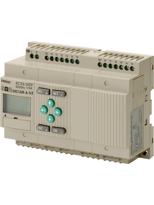 Omron Industrial Automation - ZEN-20C1DT-D-V2 - Programmable relay ZEN V2,12 to 24 VDC, 12 AI, 8 RO, ZEN-20C1DT-D-V2, Omron Industrial Automation