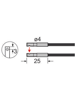 Panasonic - FT-V40 - Fibre cable ? 4 mm 2 m, FT-V40, Panasonic
