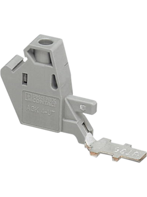 Phoenix Contact - AGK 4-UT 35 - Pick-off terminal block N/A 42.4 x 8.1 x 65.7 mm grey, 3047138, AGK 4-UT 35, Phoenix Contact
