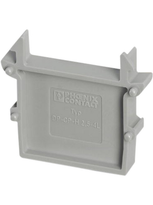 Phoenix Contact - DP-CP-H 2,5-4L - Spacer plate 31.6 x 5.2 x 24.4 mm grey, DP-CP-H 2,5-4L, Phoenix Contact