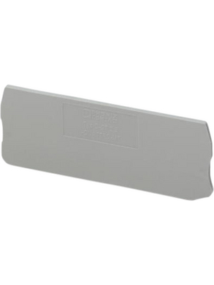 Phoenix Contact - D-ST 2,5-QUATTRO-MT - End plate, grey, D-ST 2,5-QUATTRO-MT, Phoenix Contact