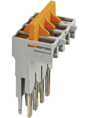 Phoenix Contact - SB-ME 4-8 - Switching Jumper, 8.2 mm, Poles=4, orange / grey, SB-ME 4-8, Phoenix Contact