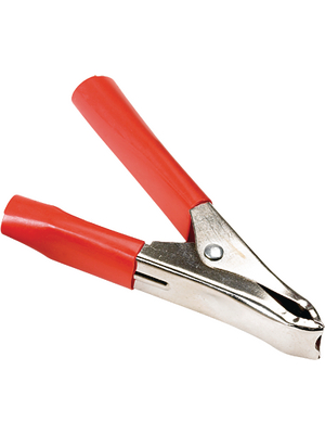 Pico - TA157 - Battery clip 4 mm socket, red, TA157, Pico