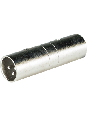 RND Connect - RND 205-00562 - XLR connector Male / Male 3 N/A Soldering silver, RND 205-00562, RND Connect