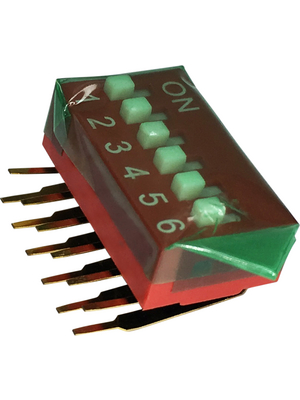 RND Components - RND 210-00181 - DIP switch 6P, RND 210-00181, RND Components