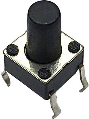 RND Components - RND 210-00191 - PCB Tactile Switch  PCB 12 VDC 50 mA Through Hole THT, RND 210-00191, RND Components
