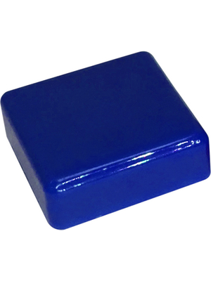 RND Components - RND 210-00231 - Cap blue Square 12x12x4.0 mm, RND 210-00231, RND Components