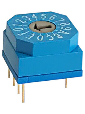 RND Components - RND 210-00111 - PCB coding switch HEX 4+1, RND 210-00111, RND Components