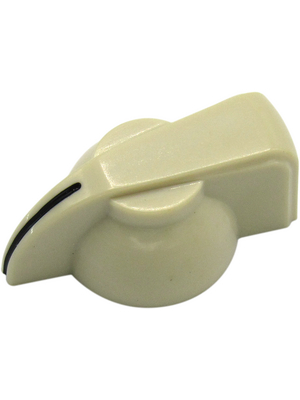 RND Components - RND 210-00277 - Pointer Knob, cream-white, with line, Diameter19 mm, RND 210-00277, RND Components