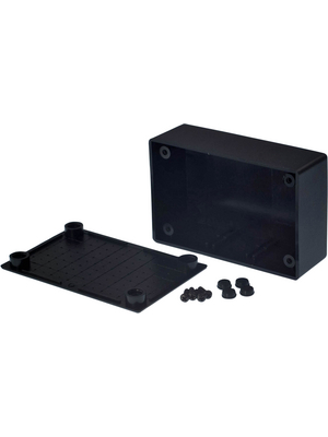 RND Components - RND 455-00086 - Plastic enclosure 83 x 54 x 30 mm black ABS N/A, RND 455-00086, RND Components