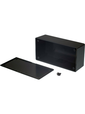 RND Components - RND 455-00096 - Plastic enclosure 64 x 129 x 44 mm black ABS N/A, RND 455-00096, RND Components