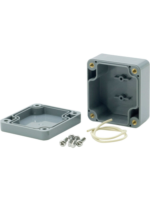 RND Components - RND 455-00206 - Plastic enclosure 58 x 64 x 35 mm dark grey ABS IP 65 N/A, RND 455-00206, RND Components