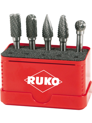 Ruko - 116004 - Carbidge rotary bit set, 116004, Ruko