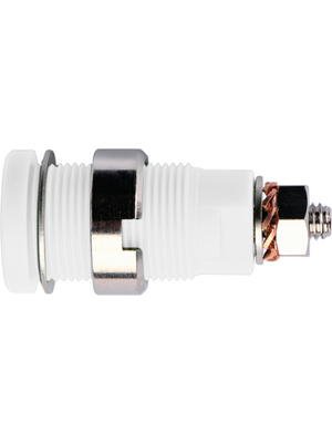 Schtzinger - SEB 6445 Ni / WS - Safety socket ? 4 mm white CAT III N/A, SEB 6445 Ni / WS, Schtzinger