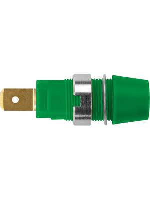 Schtzinger - SAB 7560 AU / GN - Safety Socket ? 4 mm green CAT III N/A, SAB 7560 AU / GN, Schtzinger