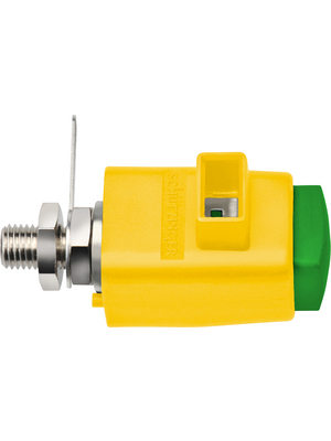 Schtzinger - SDK 801 / GNGE - Quick-release terminal ? 4 mm yellow/green, SDK 801 / GNGE, Schtzinger