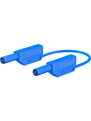 Staeubli Electrical Connectors - SLK410-E/N/SIL 50cm blau/blue - Test lead 50 cm blue, SLK410-E/N/SIL 50cm blau/blue, St?ubli Electrical Connectors