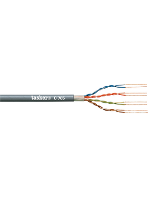 Tasker - C705 - LAN cable unshielded   4 x 2, C705, Tasker
