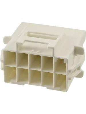 TE Connectivity - 1-1971775-5 - Female Housing Pitch6 mm Poles 2 x 5 Multi row / for panel mount Power Triple Lock, 1-1971775-5, TE Connectivity