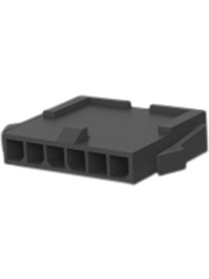 TE Connectivity - 1445048-6 - Crimp housing Pitch3 mm Poles 1 x 6 MATE-N-LOK Micro, 1445048-6, TE Connectivity