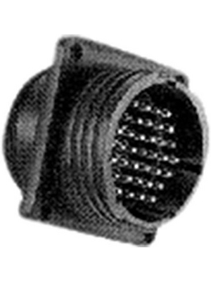 TE Connectivity - 206036-1 - Receptacle CPC1 Poles=16, accepts male contacts / Square Flange, 206036-1, TE Connectivity