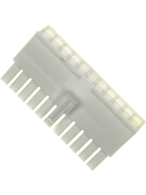 TE Connectivity - 770586-1 - Pin housing Pitch4.14 mm Poles 2 x 11 Double row / accepts male or female contacts / straight MATE-N-LOK Mini Universal, 770586-1, TE Connectivity