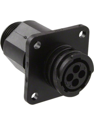 TE Connectivity - 788154-2 - Receptacle CPC1 Poles=4, accepts female contacts / Square Flange, 788154-2, TE Connectivity
