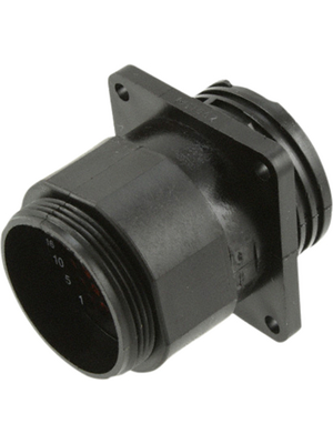 TE Connectivity - 796286-1 - Receptacle CPC1 Poles=37, accepts male contacts / Square Flange / sealed, 796286-1, TE Connectivity