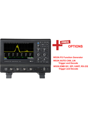 Teledyne LeCroy - WAVESURFER 3034,FREE EMB,FG & AUTO - Oscilloscope 4x350 MHz 2 GS/s, WAVESURFER 3034,FREE EMB,FG & AUTO, Teledyne LeCroy