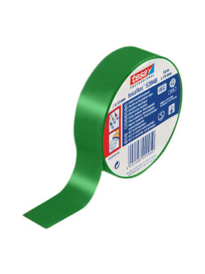 Tesa - 53948 19MM X 20 M GREEN - Electrical insulation tape green 19 mmx20 m, 53948 19MM X 20 M GREEN, Tesa
