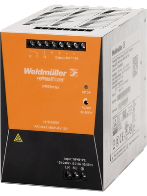 Weidmller - PRO ECO  480W 48V 10A - Switched-mode power supply / 10 A, PRO ECO  480W 48V 10A, Weidmller