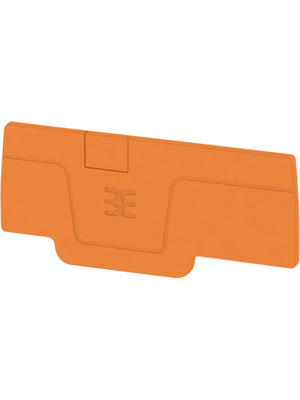 Weidmller - AEP 3C 2.5 OR - 2052300000 - End plate N/A 64 x 2.1 x 29 mm orange A, AEP 3C 2.5 OR - 2052300000, Weidmller
