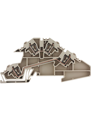 Weidmller - ZDL 2.5 S/L/L - 1720760000 - Terminal block Z Series N/A Dark Beige, 0.5...4 mm2, ZDL 2.5 S/L/L - 1720760000, Weidmller