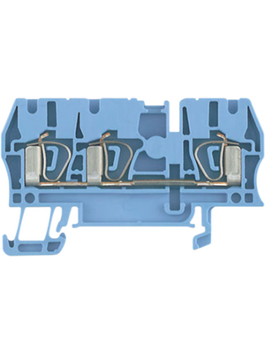 Weidmller - ZDU2.5-3AN 1608550000 - Terminal block blue 0.13...2.5 mm2, 1608550000, ZDU2.5-3AN 1608550000, Weidmller
