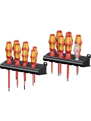 Wera - Kraftform Big Pack 100VDE - Screwdriver set VDE 14 p., Kraftform Big Pack 100VDE, Wera