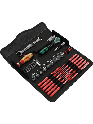 Wera - Kraftform Kompakt W1 Wartung - Tool kit 35 p. VDE, Kraftform Kompakt W1 Wartung, Wera