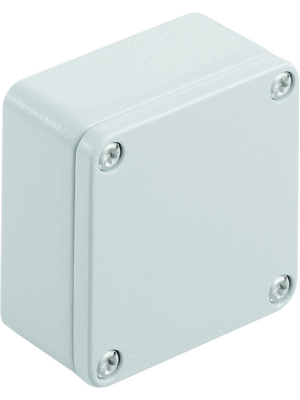 Weidmller - KLIPPON K01 RAL7001 - Metal enclosure, grey, 58 x 34 x 64 mm, Aluminium / Powder coated, IP 68, KLIPPON K01 RAL7001, Weidmller