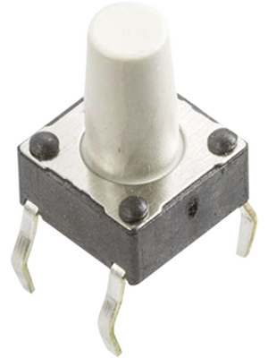 Wrth Elektronik - 430156095726 - Tact Switch THT 12 VDC 50 mA white, 430156095726, Wrth Elektronik