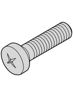 Pentair Schroff - 21100-710 - Panhead screw, self-tapping, 21100-710, Pentair Schroff