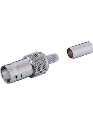 Amphenol - B6121E1-ND3G-6-75 - BNC cable socket, straight 75 Ohm, B6121E1-ND3G-6-75, Amphenol