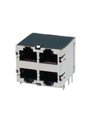 TE Connectivity - 5569260-1 - Modular jack 8/8, 4-port, 5569260-1, TE Connectivity