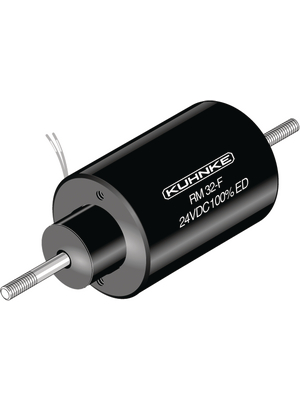 Kuhnke - RM32-R-F-24V100% - Solenoid Actuator 8 mm 4.5 N 3 N 6.5 W, RM32-R-F-24V100%, Kuhnke
