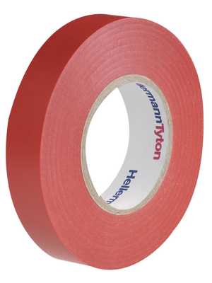 HellermannTyton - HTAPE-FLEX15RD-15X25 - Electrical Tapes PVC red 15 mmx25 m PU=Reel, HTAPE-FLEX15RD-15X25, HellermannTyton