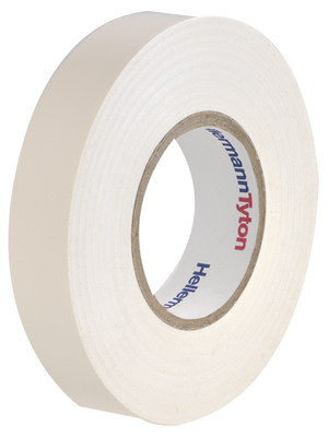 HellermannTyton - HTAPE-FLEX15WH-15X25 - Electrical Tapes PVC white 15 mmx25 m PU=Reel, HTAPE-FLEX15WH-15X25, HellermannTyton
