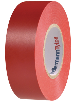 HellermannTyton - HTAPE-FLEX15RD-19X25 - PVC Insulation Tapes, HelaTape Flex 15 red 19 mmx25 m PU=Reel, HTAPE-FLEX15RD-19X25, HellermannTyton