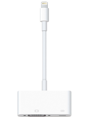 Apple - MD825ZM/A - Adapter Lightning -> VGA white, MD825ZM/A, Apple