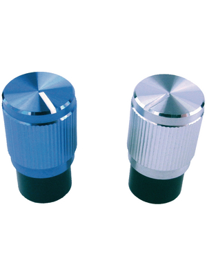 Cliff - KMK10E SILVER - Aluminium Knob silver 10.7 mm, KMK10E SILVER, Cliff