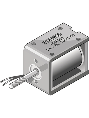 Kuhnke - H3246-F-24V100% - Solenoid Actuator 5 mm 2.8 N 1.1 N 5.2 W, H3246-F-24V100%, Kuhnke